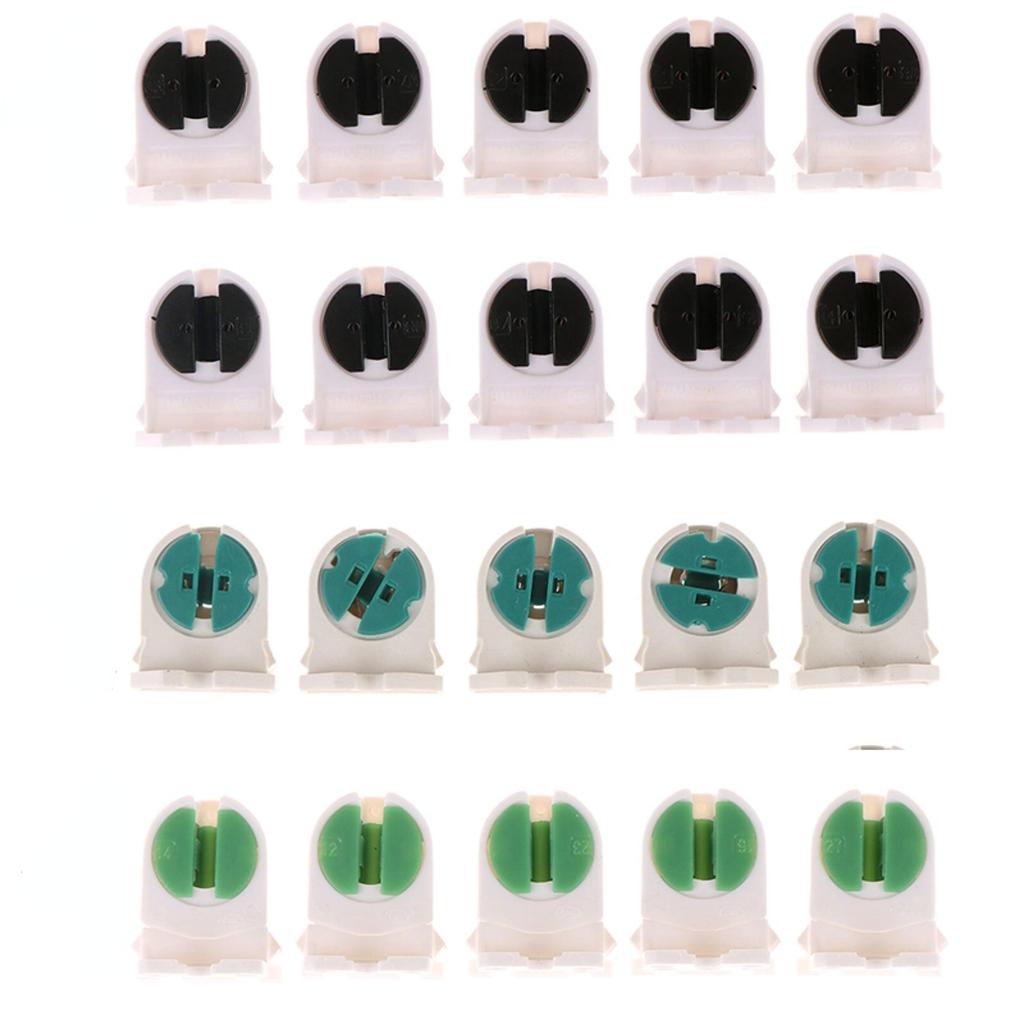 T5 Light Holder G5 Base Non-Shunted Lamp Socket AC 500V 2A For LED Fluorescent Light Tube Holder Grille Lamps