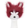 Plush Half-Face Cat Fox Mask Halloween Party Cosplay Costume Accessory Adult Unisex