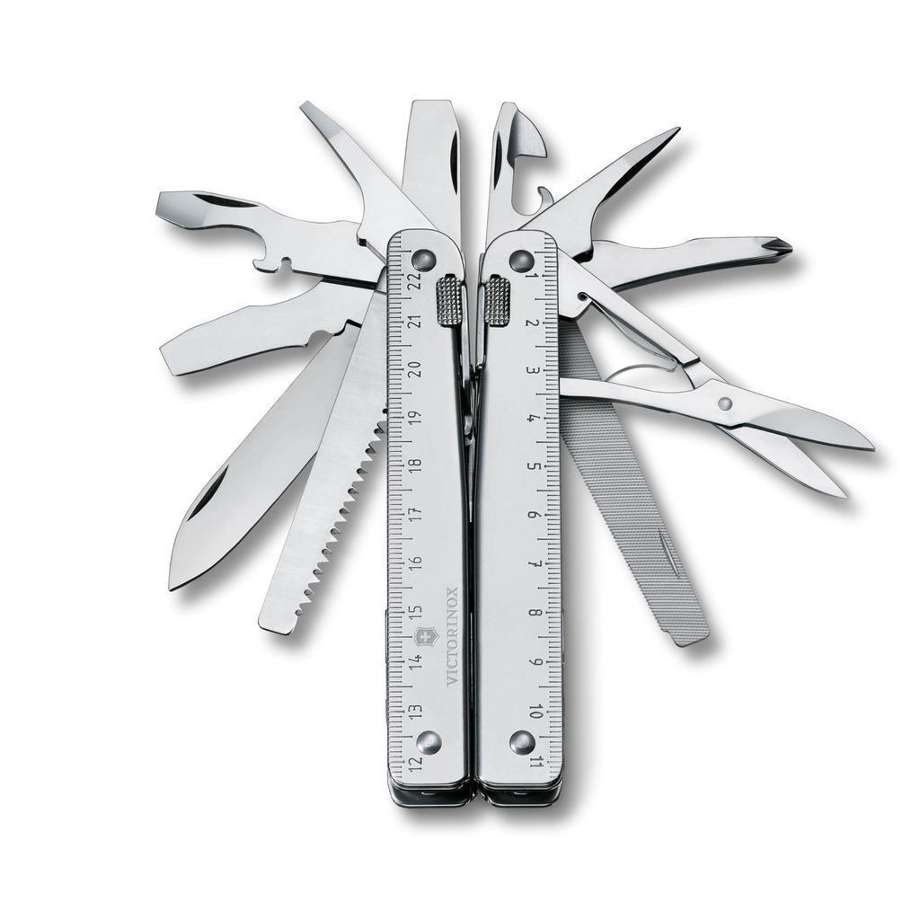 VICTORINOX SwissTool X with Nylon Case Swiss Army DIY with 26 Functions - Knife, Multi-functional Knife, Pliers, Swiss-made Multi-tool 3.0327.N