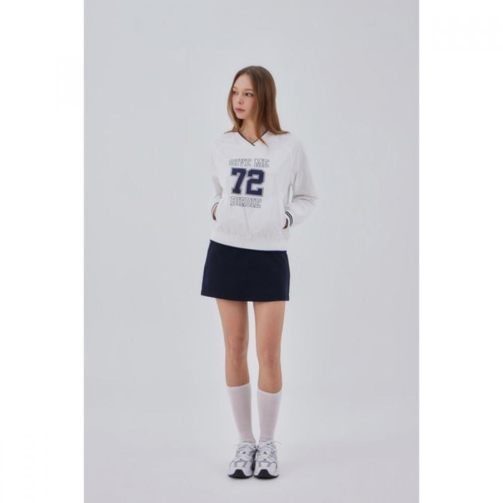 Goxo V Neck woVen pulloVer White