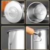 Deep Frying Pot Kitchen Fryer With Strainer Stainless Steel Tempura Fryer Pan Fry Pot Chicken Fried Chicken Cooking Tools
