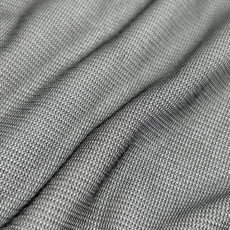 Schwarzes Trikot-Netz Mückennetzstoff - Gestricktes Polyester Schuhmaterial
