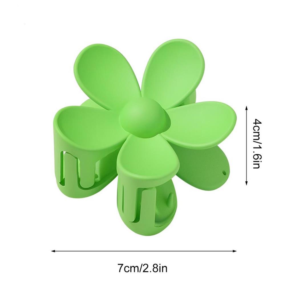 6 Pieces Hair Claw Clip Women Styling Daily-Wear Flower-Shape Girl Headwear Headdress Ponytail Clamp Women Makeup Washing