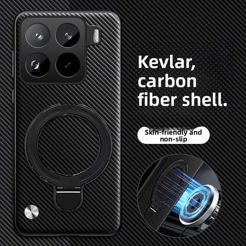 For Xiaomi Mi 17T Pro Case Hard PU Carbon Fiber Ring Stand Magnetic Protect Back Cover For Xiaomi Mi 17T 15T 14T Pro Shell