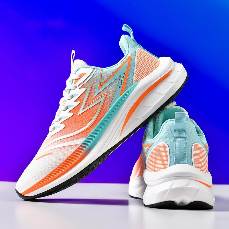 Neue Herbst Schnürer Herren Damen Sportschuhe Bequeme Elastische Stoßdämpfende Laufschuhe und Trendige Street Walking Schuhe