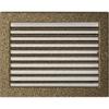 Vent Cover 22x30 black and gold with blinds