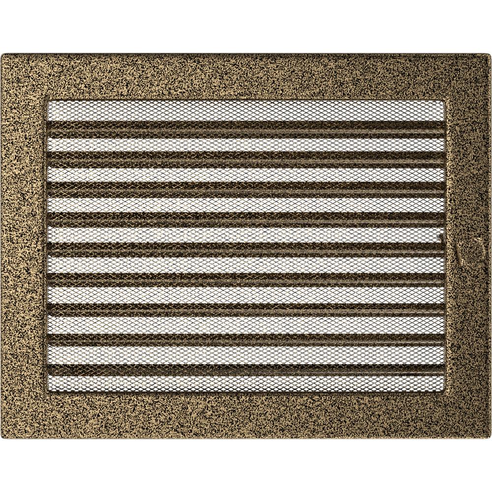 Vent Cover 22x30 black and gold with blinds