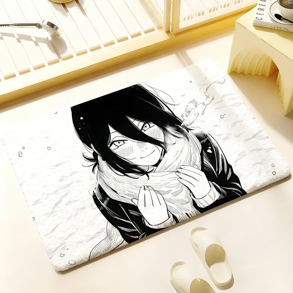Hot Chainsaw Man R-Raza Floor Mat Cozy Flannel Soft Thick Non-Slip Mat For Living Room Bedroom Kitchen Decor Rugs