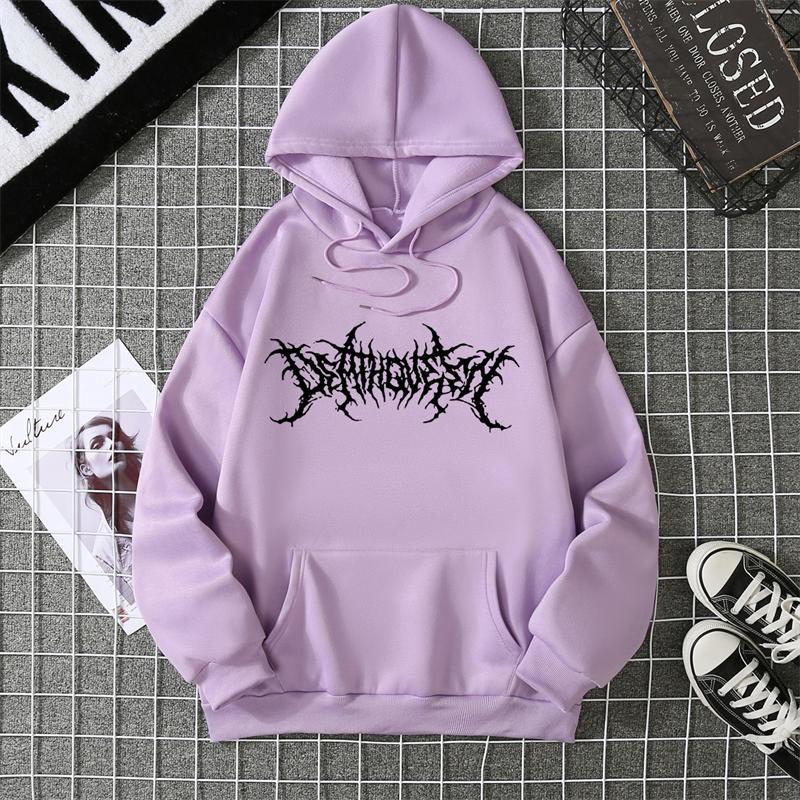 2025 Winter New Women s Hoodie High Street Unisex style Double Pockets Sweatshirts Outerwear Plus-Size Women s Clothing CYXX242 S фиолетовый