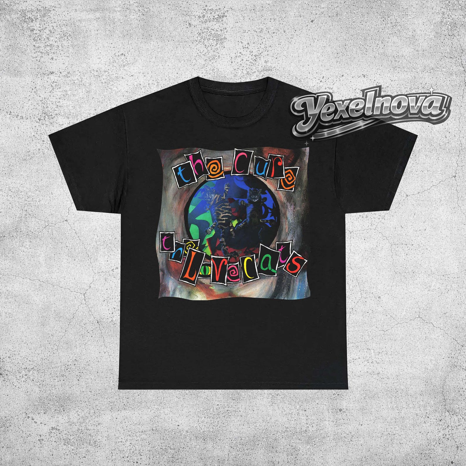 The Cure Love Cats T-Shirt – 1980s Rock Music Merch 2XL
