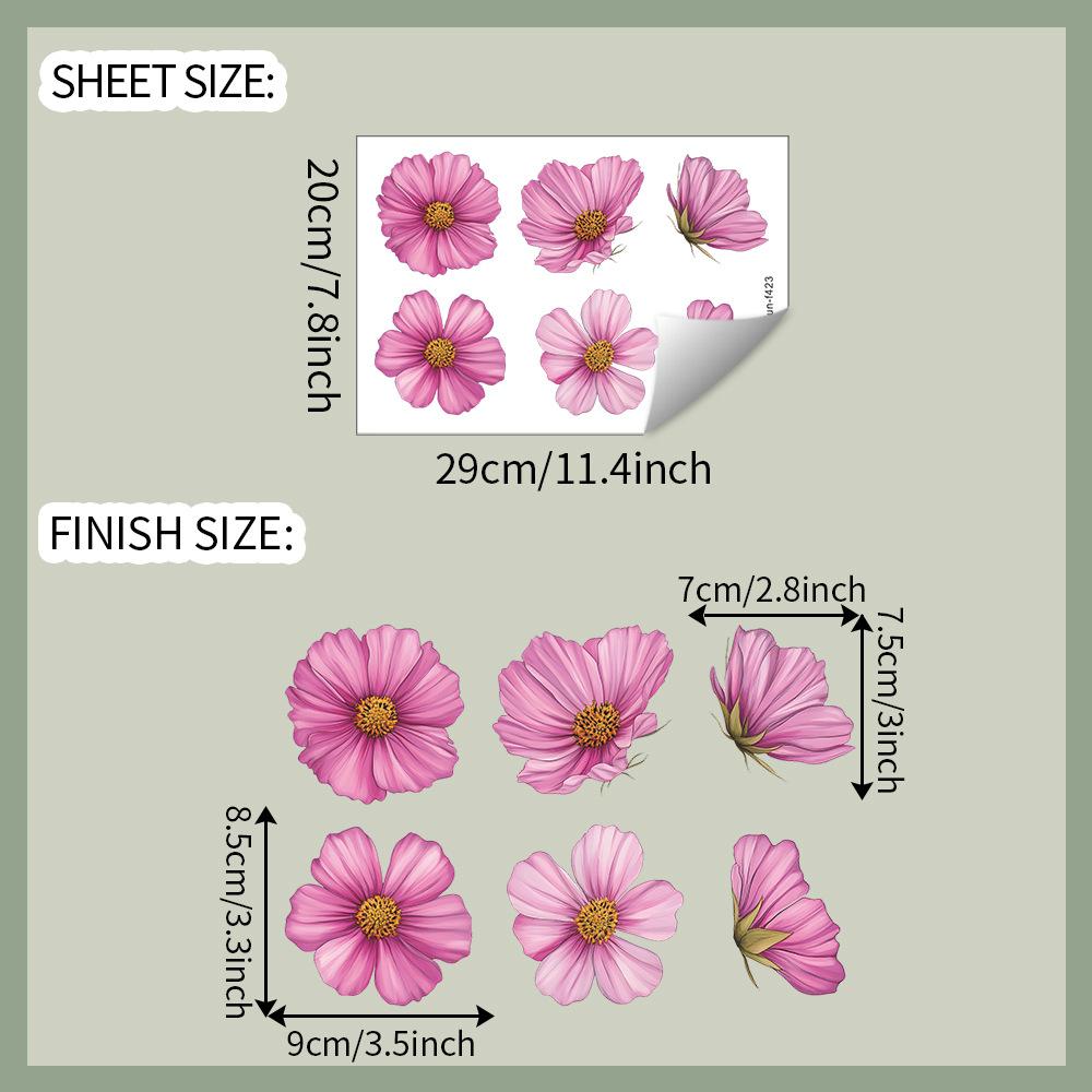 

Сделай сам Раскрашенные наклейки с цветами для спальни, гостиной, прихожей, домашнего фона и украшения стен