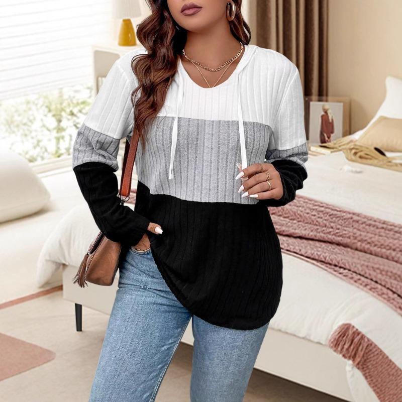 IHUASU Women's Fashion Casual Long Sleeve O-Neck Blouses & Shirts