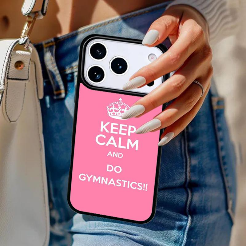 Love Gymnastics Phone Case For iPhone 17 Air 14 15 13 12 Max Cover For Apple 16e 11 Pro Max Plus Coque
