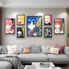 Singer B-Bocchi The Rock! Vintage Posters Sticky Whitepaper Sticker DIY Room Bar Cafe Room Wall Decor