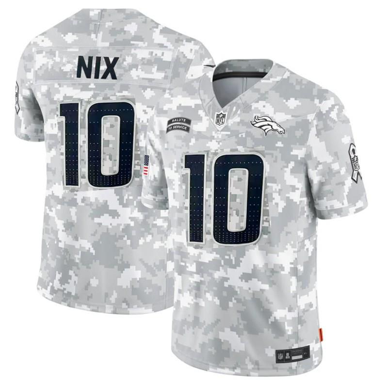 Mens Denver Broncos 10 Nix Football Jersey Game Fan Sportswear S-3XL