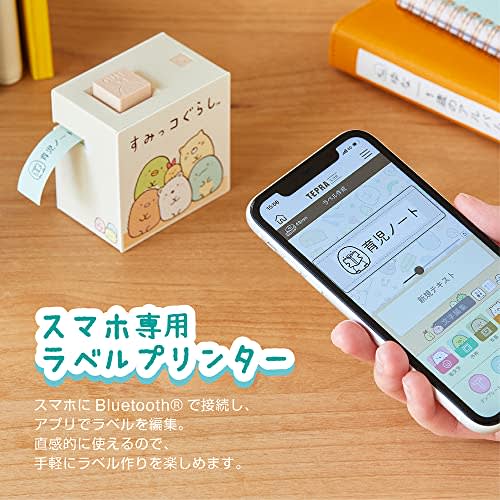 Kingjim Label Printer for Smartphones "Tepra" Lite Sumikko Gurashi LR30SG (Compatible Tape Width: 11/13/15mm)