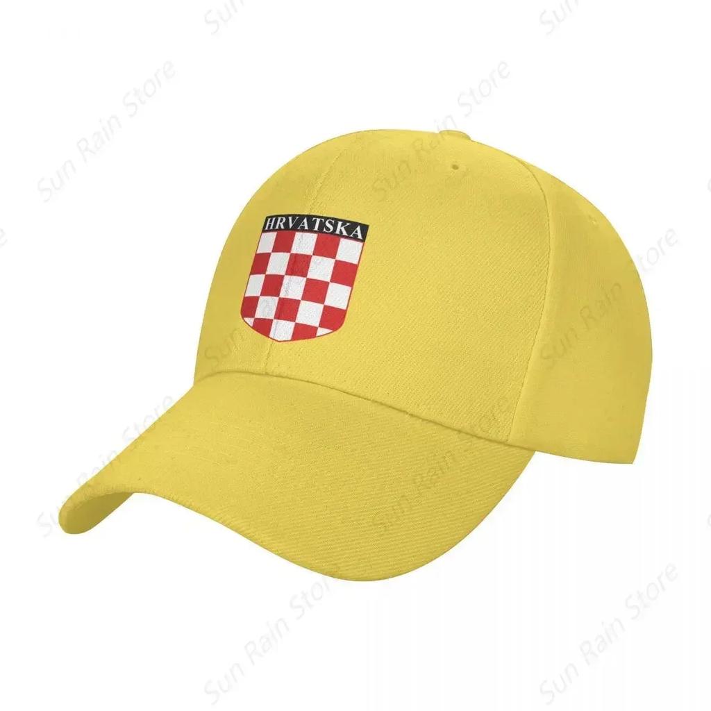 Chorvatská verze znaku XXI Baseballová čepice Hrvatska Dětská kšiltovka Truckerka Plážové dámské klobouky Unisex