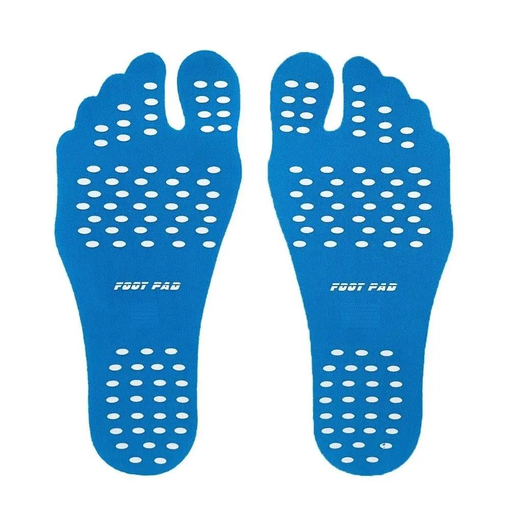 Rutschfeste Silikon-Klebe-Einlegesohlen Barfuß-Griffflächen Anti-Rutsch Unsichtbare Schuheinlagen Aufkleber für Strandsandalen Fußpflaster