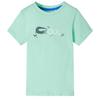 Children's Short-Sleeved T-shirt, Light Green, 128