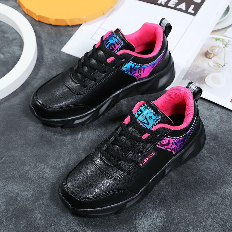 Women Fashion Air Cushion Platform Sneakers Autumn Breathable Lace Up Wedge Sport Shoes Comfort Travel Casual Shoes
