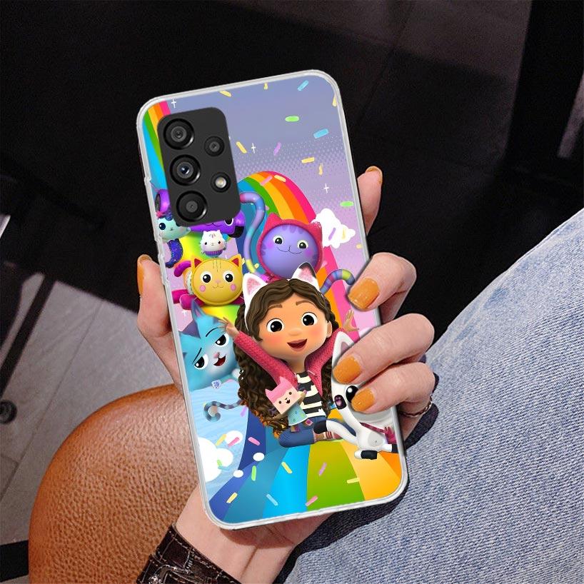 Cartoon Gabbys Dollhouse Phone Case For Samsung Galaxy A52 A32 A22 A12 A51 A31 A50S A30S A20S A10S Note 20 Ultra 10 Plus S10 A72