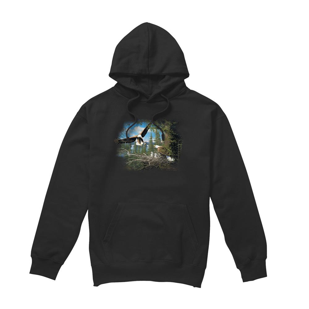 Wildlife Unisex Adult Bald Eagles Hoodie