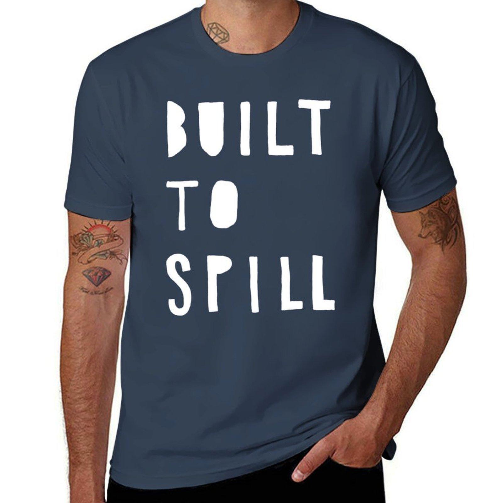 White Logo Built To Spill Keep It Like A Secret Tour Live 2021 Tshirt High Elasticity Sports Tshirt S