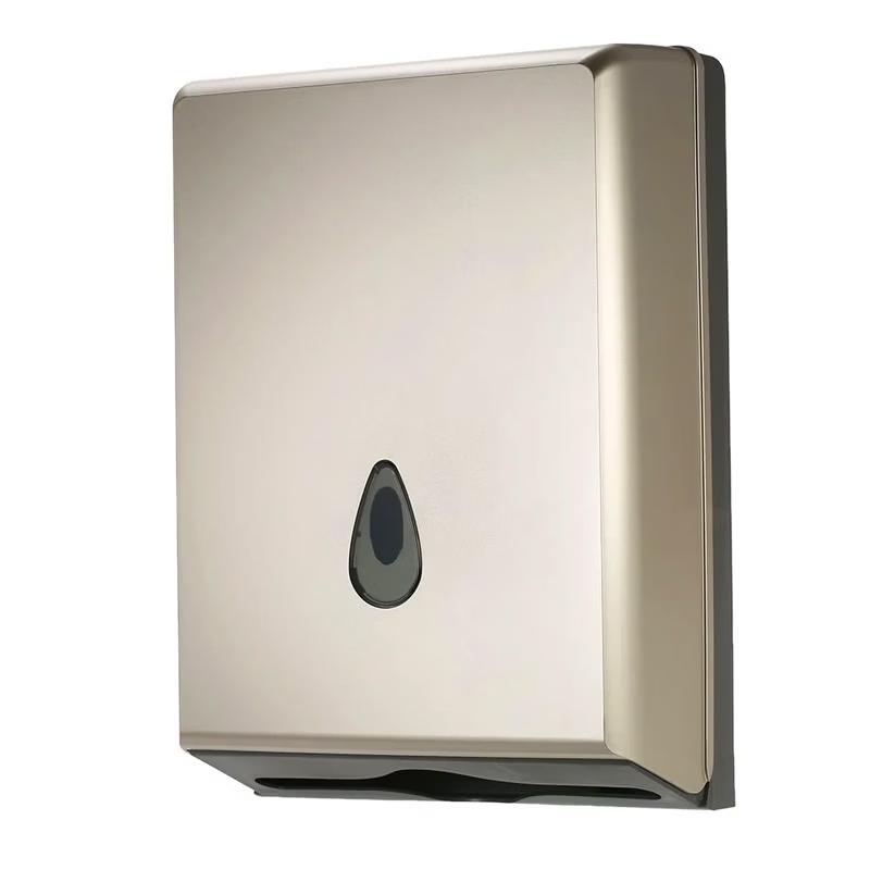 

Wall-Mounted Tissue Box and Hand Towel Dispenser