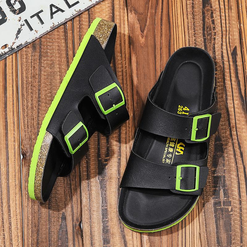 Fashion Fashionable Summer Men's Breathable Beach Anti Slip Casual Sandals High-quality Handmade Men's Comfortable Soft Soled Slippers