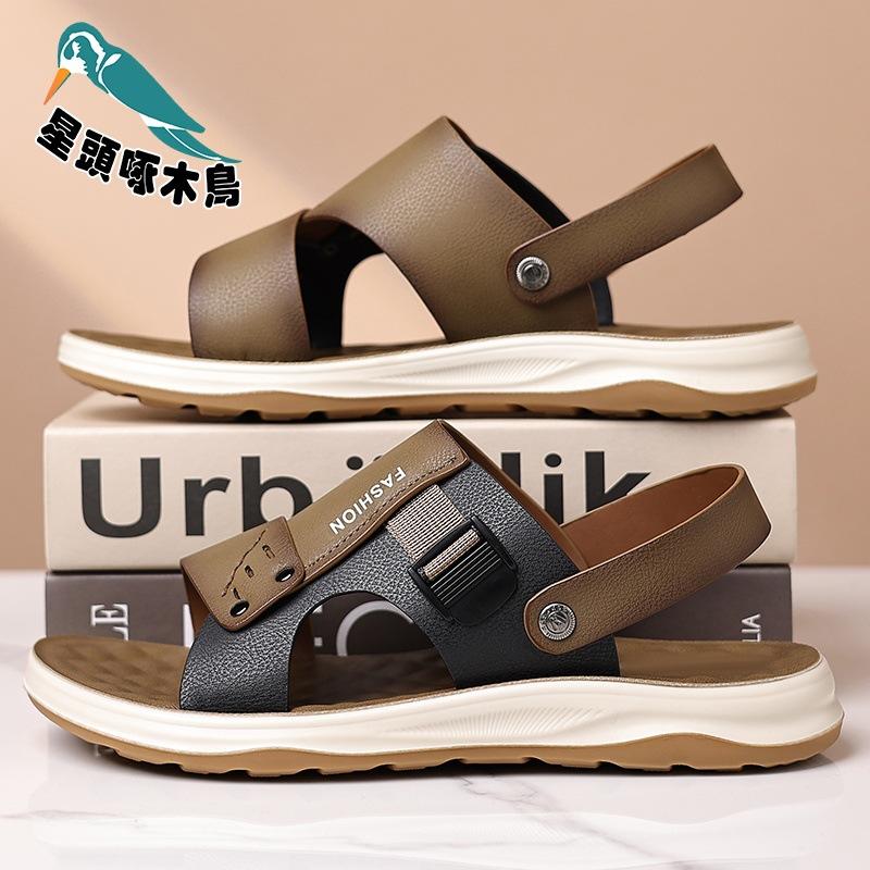 Sandals men's summer wear 2025 new non-slip, wear-resistant and deodorant dual-purpose driving casual sandals