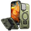 Applicable To iPhone17ProMax Aegis Mobile Phone Case Apple 16Pro Magnetic Suction 15 Bracket 14 Protective Case