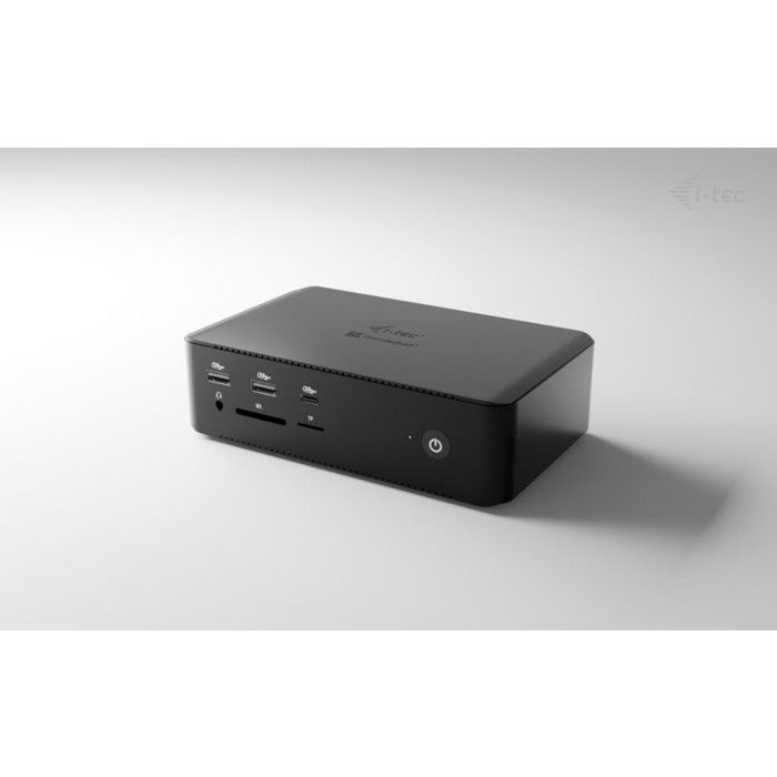 I-tec Dokkingstasjon Thunderbolt 5 Quattro Display 8K 140W Svart - 5 USB 2.5 GLAN