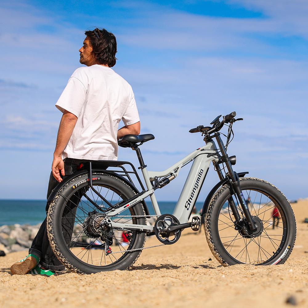 Shengmilo S600 2000W Elektrisches Mountainbike - Ultimatives All-Terrain E-Bike mit Dual-Motor-Power, 48V Samsung Akku & Hydraulikbremsen