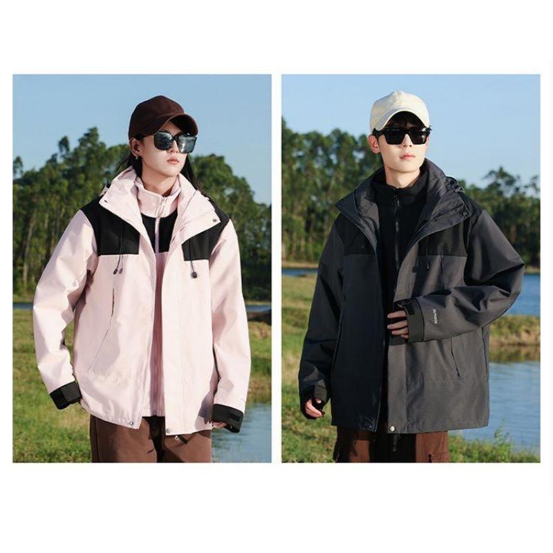 Men Couple Punching Jacket with The Same Windproof Fabric Comfortable Fashion Thin Jacket YG-2368