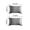 100% Silky Smooth Solid Color Pillowcase Like Silk Satin Pillow Cover Hair Beauty Soft Comfortable Pillow Case Home Decor