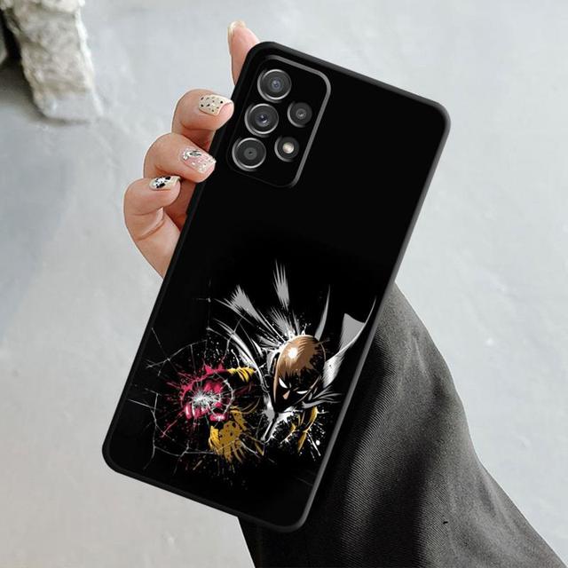 Husa de telefon One Punch Man Saitama pentru Samsung Galaxy A14 A73 A53 A71 A51 A31 A33 A22 A12 A21s A13 A32 A52s A72 A52 A23
