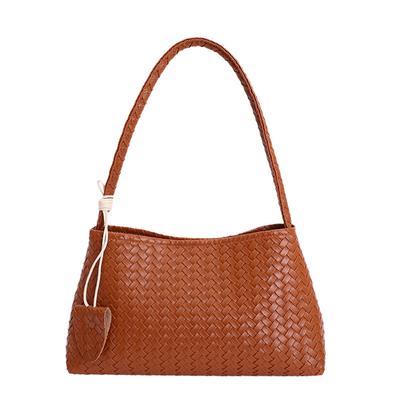 French Niche Woven Bag Women's 2026 New Fashion Shoulder Armpit Bag Women's Retro Handbag