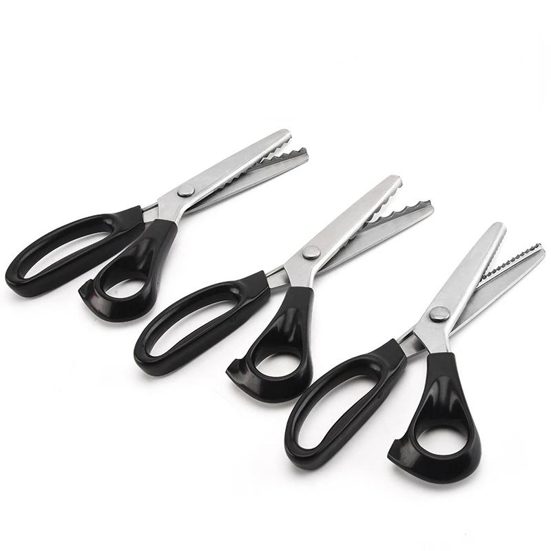 Zigzag Dressmaking Tailor Scissors Sewing Zig Zag Cut Leather Handicraft Fabric Shear Pinking Scissor DIY Craft Sewing Tools