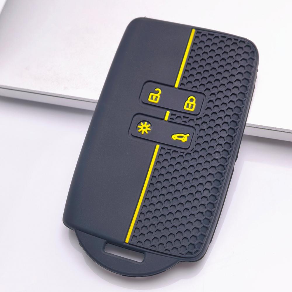 Schlüsseltasche Abdeckung für Renault Koleos Kadjar Megane Talisman Espace Captur Clio Scenic Kratzfeste Oberfläche Stoßfeste Struktur Weiche Grifftextur