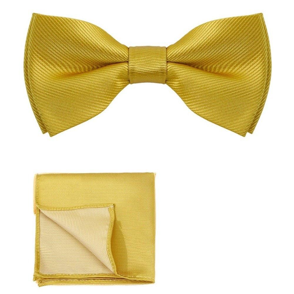 Polyester Pocket Square Set Collar Wedding Accessory Set Corsage Set Bow Tie Set Banquet