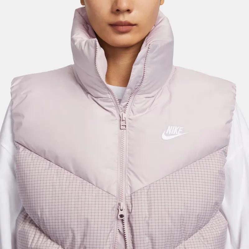 Nike Down Vests Women's Pink Stand Collar Moderate (Unisex) Down Vests FN0031 019