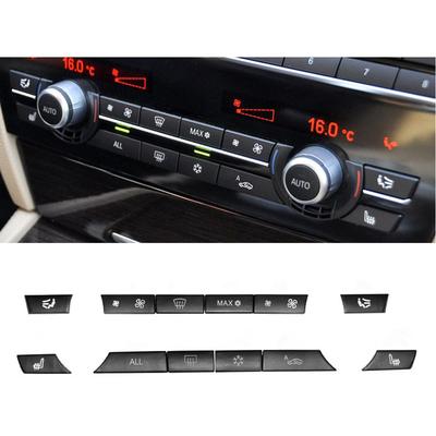 12 ks Krytů tlačítek ovládacího panelu klimatizace pro BMW 5 6 7 F10 F01 F12 07-16