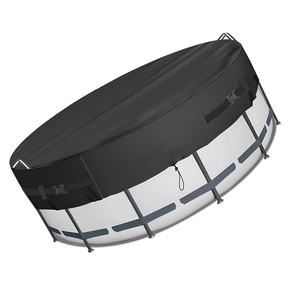 1PC Pool Cover (8FT / 10FT) Solar Round Pool Cover Solar Round Pool Covers : Waterproof & UV Protection For Clean Pools Parts 8FT