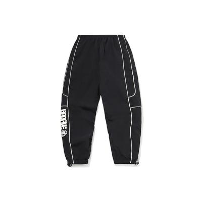 Li Ning Sports Série Basketball Pantalon Long Ample à Cordon de Serrage Homme Bas Noir AYKR039-1