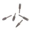 5Pcs Die Grinder Bits Tungsten Steel Alloy 6mm Shank Rotary Rasp Files Set for Wood Rubber