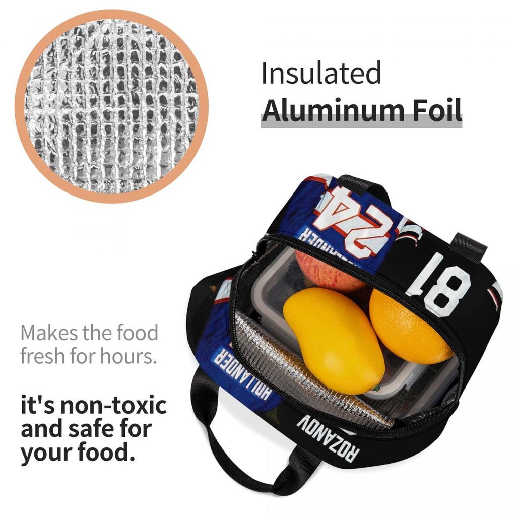 Heated Rivalry Humorous Insulated Lunch Bag For Travel Hollander and Ilya Rozanov Food Storage Bag Portable Cooler Thermal Boxes