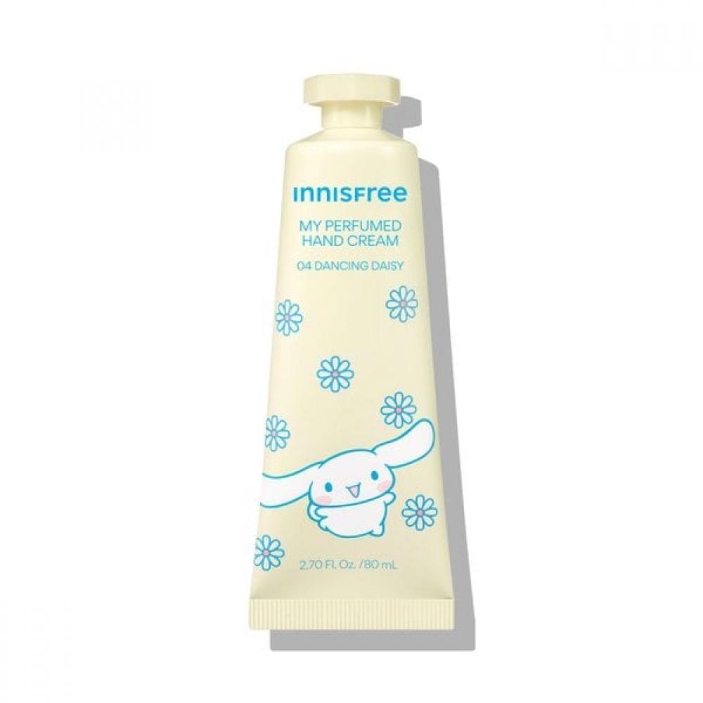 

[innisfree X Cinnamorol] Мой парфюмированный крем для рук 04 Танцующая ромашка 80 мл Большой объем