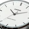 Casio Quartz Men's Wristwatch MTP-VT04D-7E White Metal Band