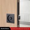 Square Pocket Door Lock Left and Right Sliding Door Lock Invisible Door Handle Bedroom Sliding Door Hook Lock Embedded Safety