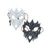 Maschera Teschio Festa Denti Lunghi Demone Scheletro Mezza Maschera Lupo Drago Tigre Maschera Houjuu Nue Cosplay Halloween Accessori Costume